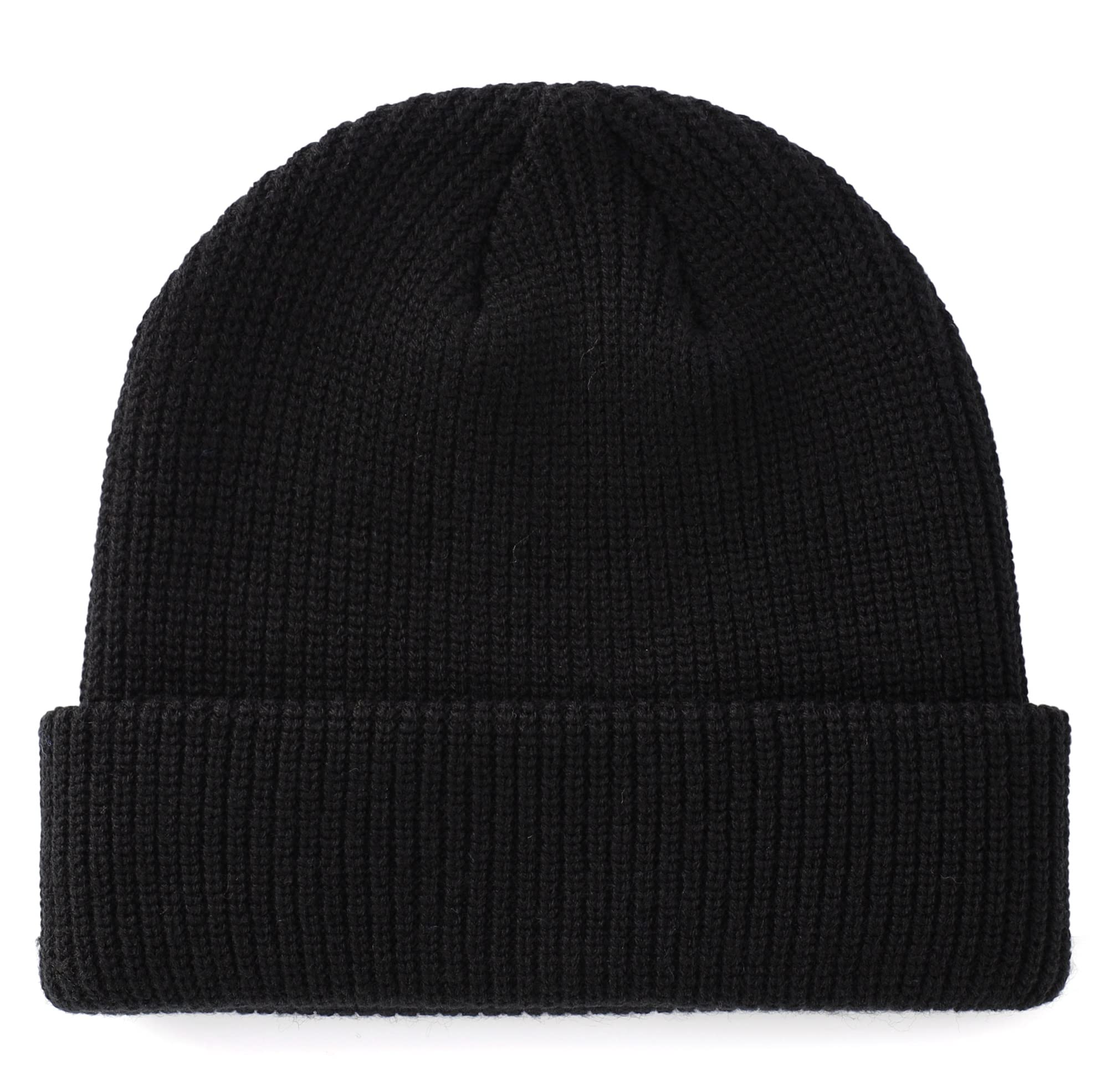 Connectyle Classic Double Layer Knit Beanie Hat Warm Thick Acrylic Winter Hats Daily Cuffed Beanies Watch Hat for Men Women